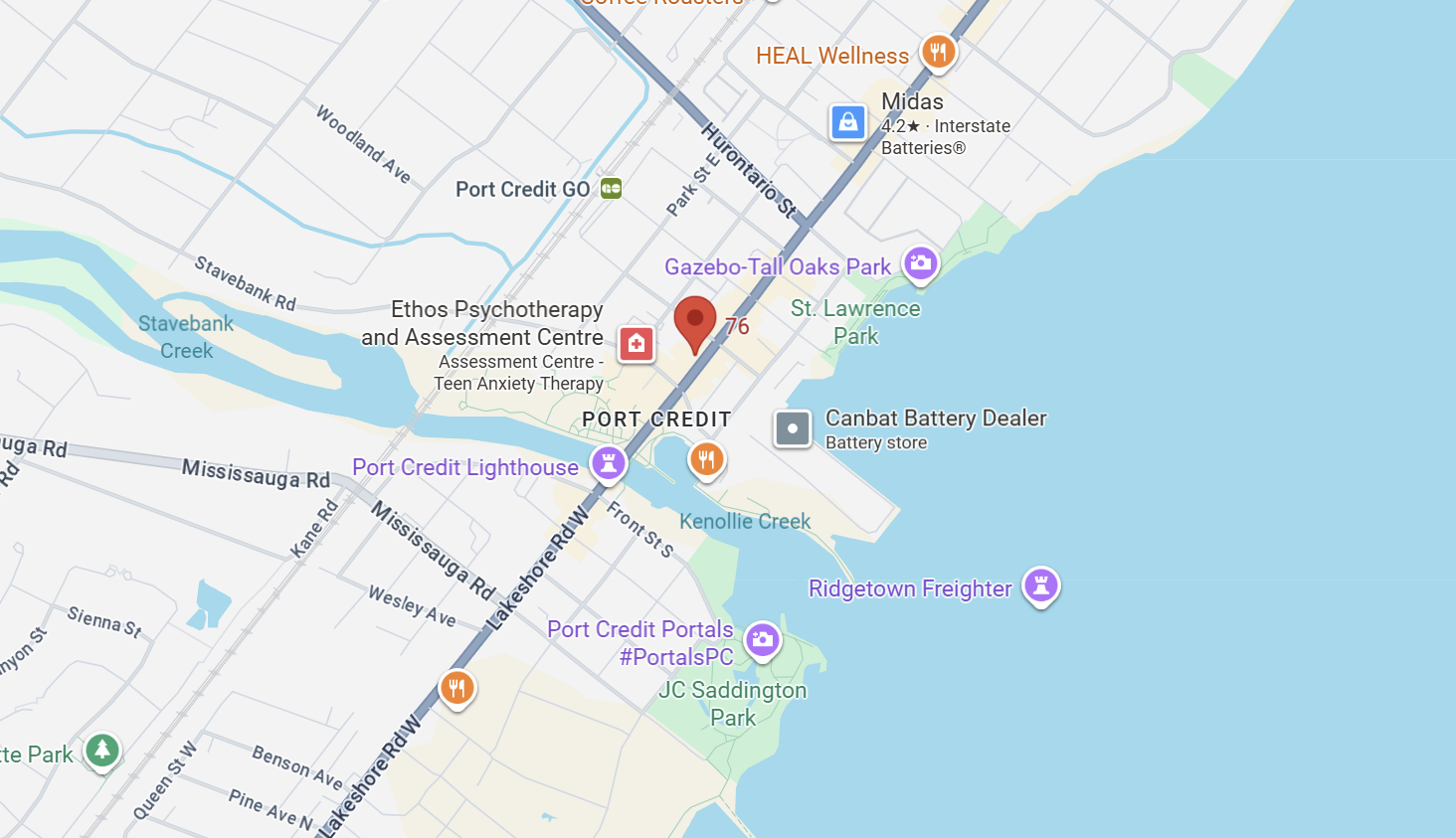 The Diamond Bros & Co. Port Credit showroom in Mississauga
